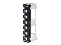 Eaton Tripp Lite Series 12-Port Wall-Mount Patch Panel for UTP Keystone Jacks, Offset Ports, TAA