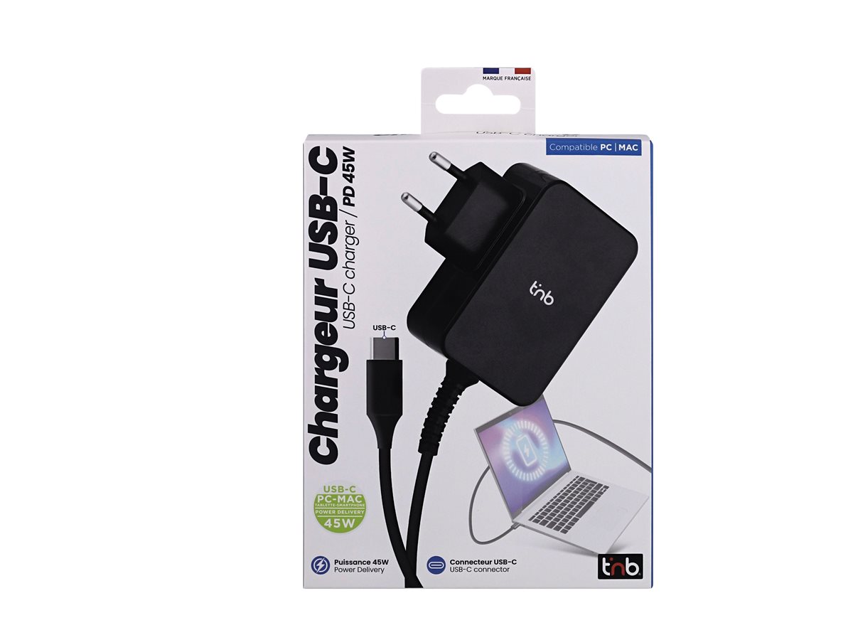 TNB 45W USB-C Universal Charger Black