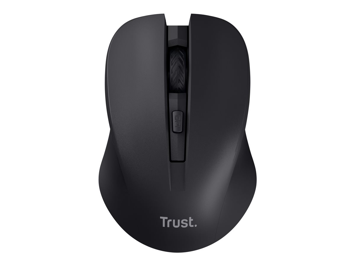 TRUST Souris sans fil silencieuse MYDO SILENT Noire - ECO