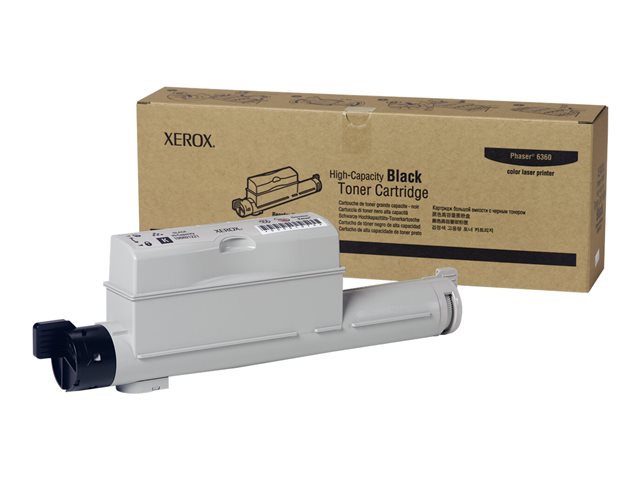 Image of Xerox Phaser 6360 - high capacity - black - original - toner cartridge