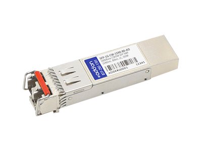 AddOn - SFP (mini-GBIC) transceiver module (equivalent to: Arista Networks SFP-1G-CW-1590-80)