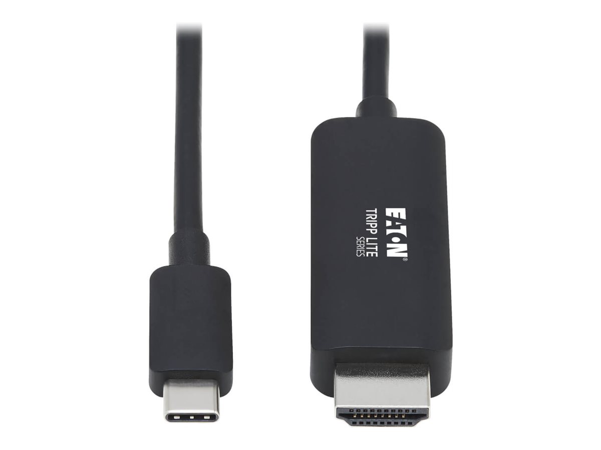 Tripp Lite USB C to HDMI Adapter Cable 4K, 4:4:4 Thunderbolt 3 Black 6ft