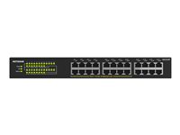 NETGEAR GS324P - switch - 24 ports - unmanaged - rack-mountable