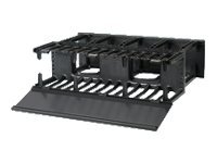 Panduit NetManager rack cable management panel (horizontal) - 3U - 19"