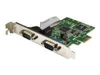 StarTech.com 2-Port PCI Express Serial Card with 16C1050 UART - RS232 Low Profile Serial Card - PCI Serial Card (PEX2S1050) -