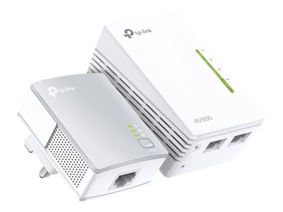 AV500 Powerline Homeplug WiFi Extender with 2 LAN 