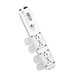 Eaton Tripp Lite Series Safe-IT Power Strip Medical Hospital Grade Antimicrobial UL 60601-1 4 Outlet 6