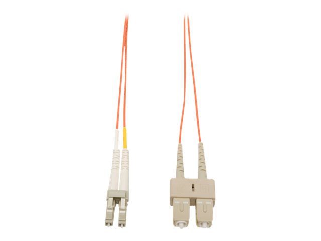Tripp Lite 5M Duplex Multimode 62.5/125 Fiber Optic Patch Cable LC/SC 16' 16ft 5 Meter