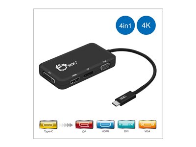 SIIG USB-C to 4-in-1 Multiport Video Adapter