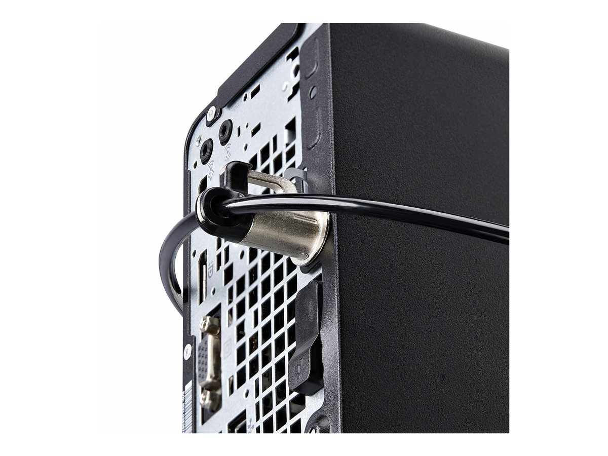 StarTech.com Laptop/Desktop & Peripheral Lock Kit, 9.8ft (3m) Cable - sada zámků pro pracovní stanici - proti krádeži - kompatibilní s TAA – foto 3