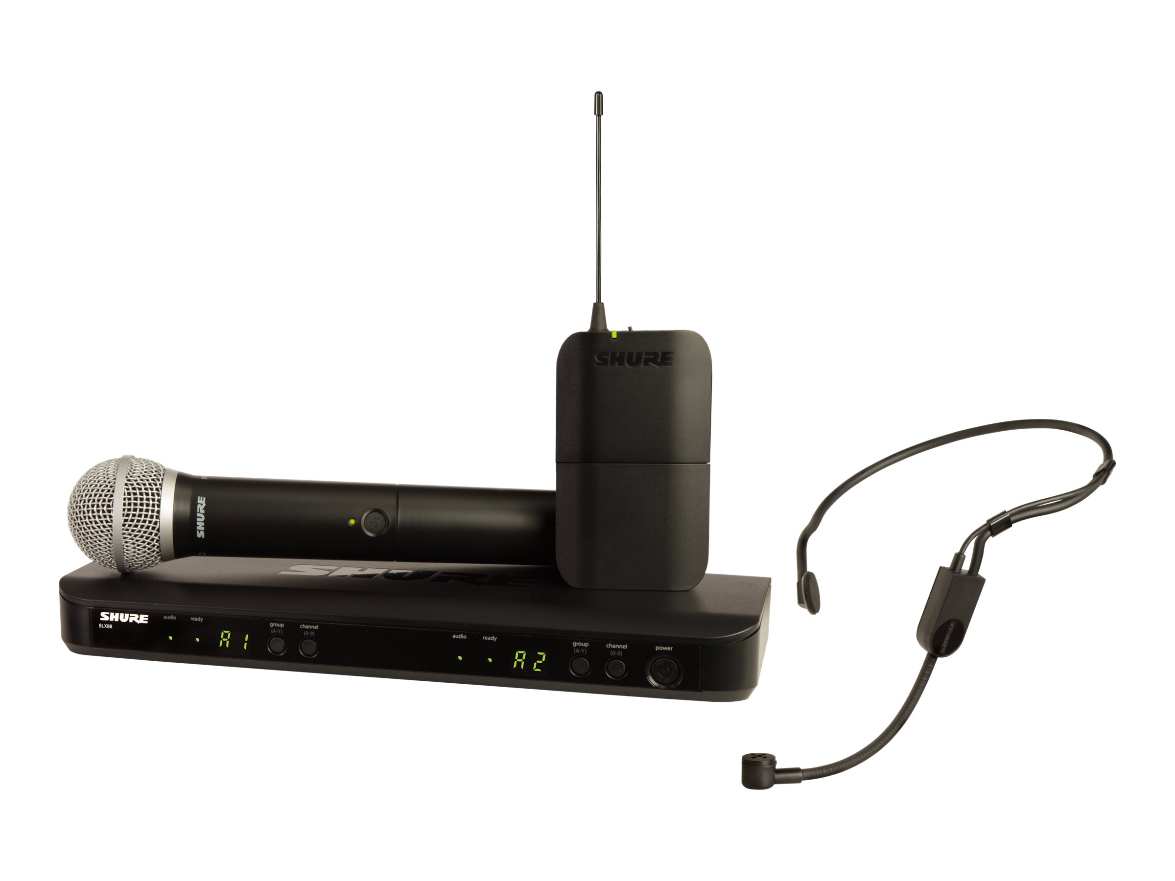 Shure BLX BLX1288/P31 Dual Channel Combo Wireless System