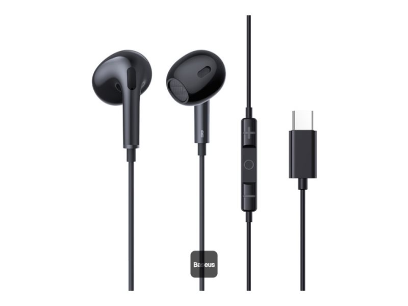 Baseus Encok CZ17 earphones with mic Package view Right-angle 77300