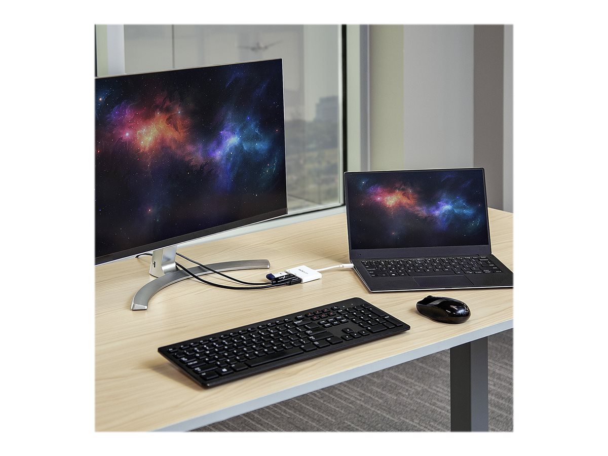 StarTech.com USB-C to HDMI Adapter - White - 4K 30Hz - Thunderbolt 3 Compatible - with Power Delivery (USB PD) - USB C Dongle (CDP2HDUACPW) - video adaptér - HDMI / USB - 60 mm – foto 5