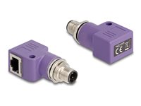 DeLOCK CAT 5e Afskærmet parsnoet (STP) Netværksadapter Violet