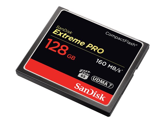 Image of SanDisk Extreme Pro - flash memory card - 128 GB - CompactFlash