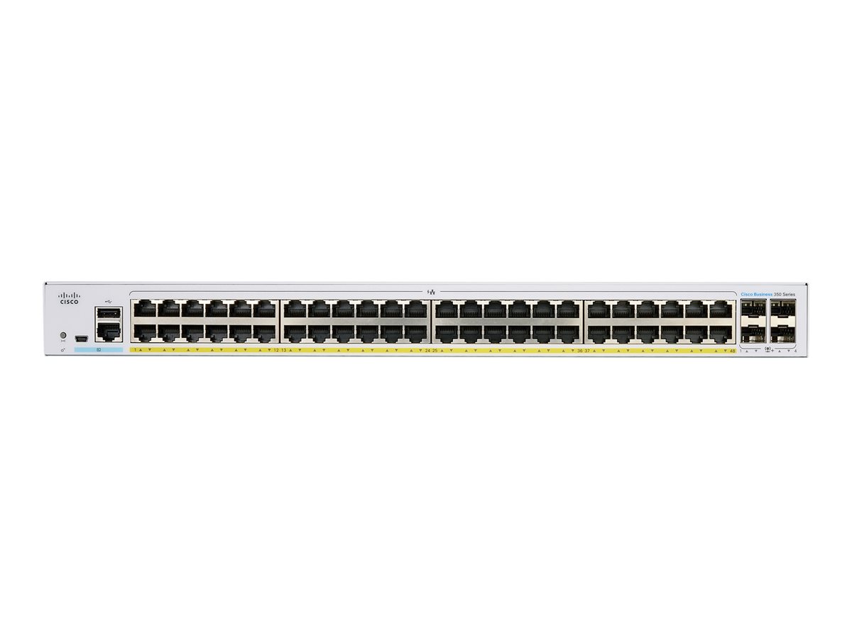 Cisco Business 350 Series CBS350-48FP-4G - přepínač - 48 porty - řízený - Lze montovat do rozvaděče – foto 2