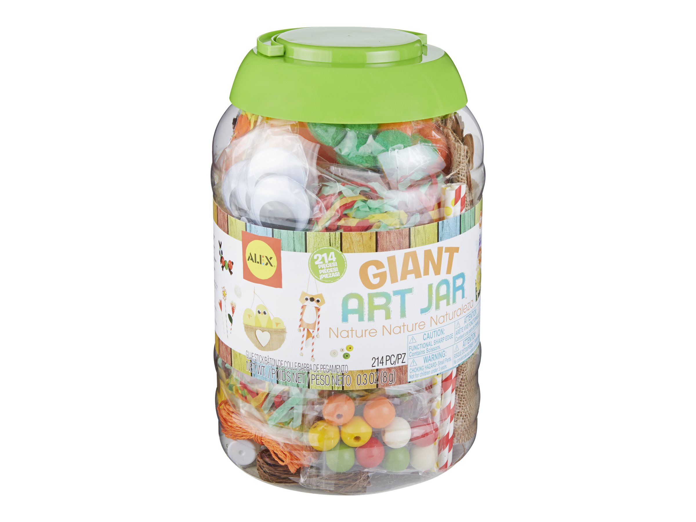 ALEX Giant Art Jar Craft Kit - Nature - 214 pieces