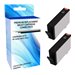 eReplacements CR302BC-ER - 2-pack - High Yield - black - remanufactured - ink cartridge (alternative for: HP 564XL)
