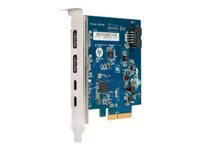 HP Dual Port Add-in-Card - Thunderbolt adapter - PCIe - Thunderbolt 3 x 2 - promo - for Workstation Z1 G5 Entry, Z2 G5