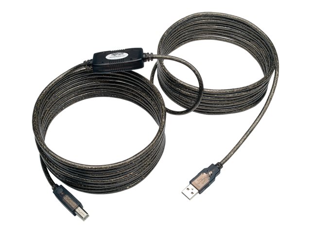 Tripp Lite 25ft USB 2.0 Hi-Speed Active Repeater Cable USB-A to USB-B M/M 25'