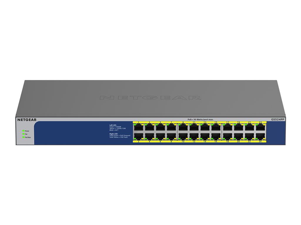 NETGEAR 24PT GIGE UNMNGED SWTCH