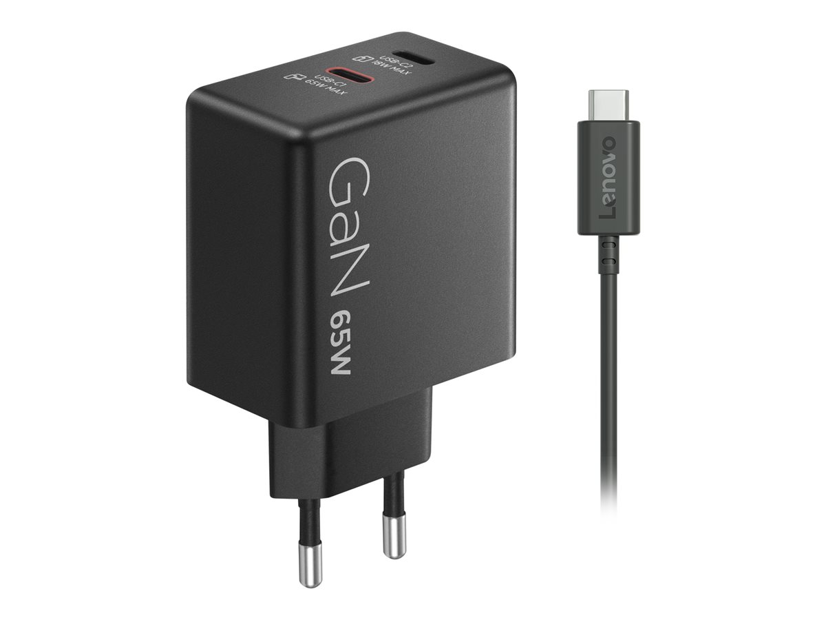 Lenovo Dual USB-C 65W GaN...