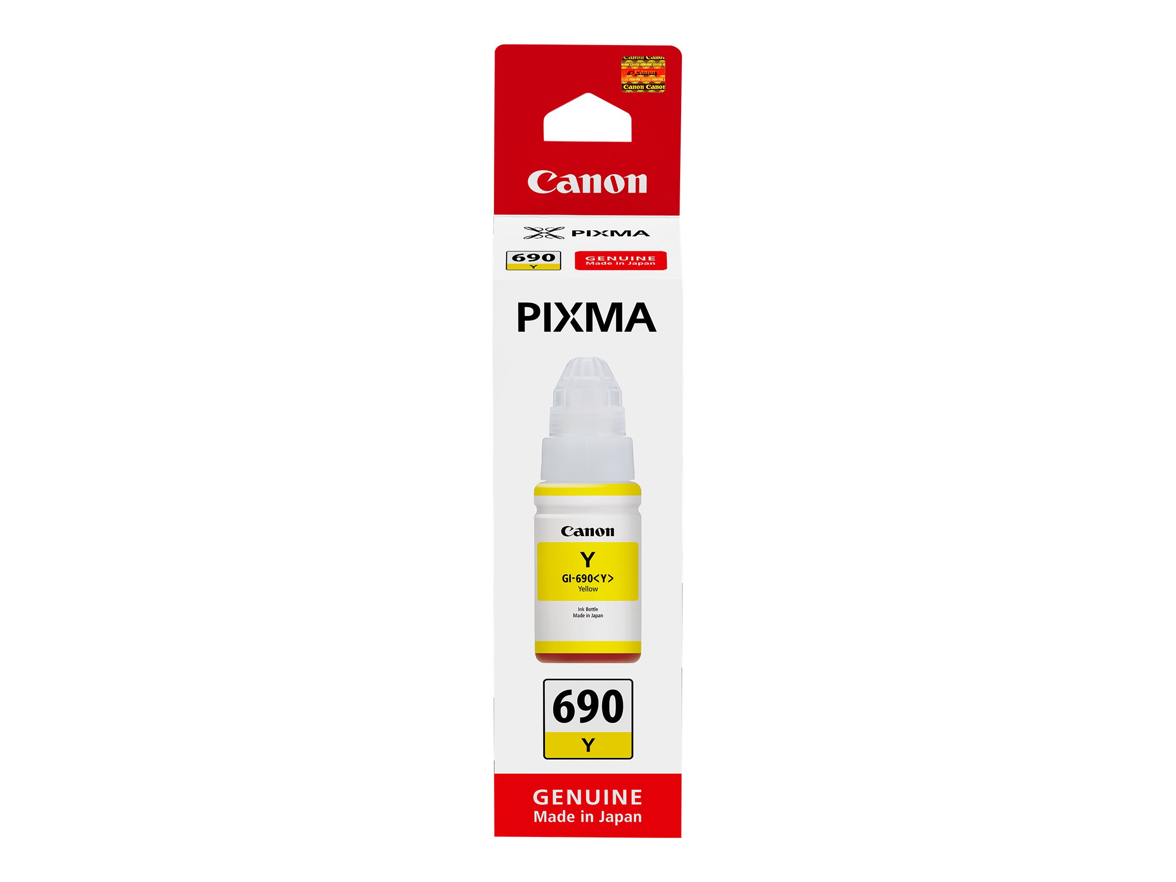 Canon GI 690 Y yellow original ink Package view Front 79975