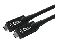 MicroConnect USB 3.2 Gen 2 USB Type-C kabel 15m Sort