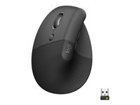 Logitech Lift for Business - vertical mouse - Bluetooth, 2.4 GHz - graphite  - 910-006491 - Mice 