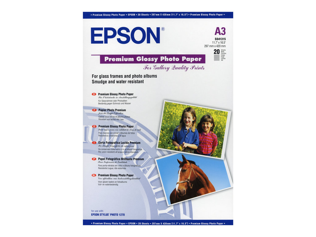 EPSON PAPIER PHOTO PREMIUM GLAC