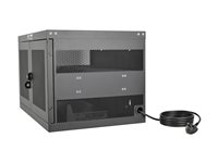 Eaton Tripp Lite Series 16-Device USB Charging Station Cabinet with Sync for iPad and Android Tablets, Wall-Mount and Cart Options, 230V, BS1363 to C13 Plug, Black - multi-device charger