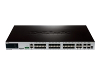 D-Link xStack DGS-3420-28SC - Switch - Managed - 20 x SFP + 4 x combo Gigabit SFP + 4 x 10 Gigabit SFP+ - rack-mountable