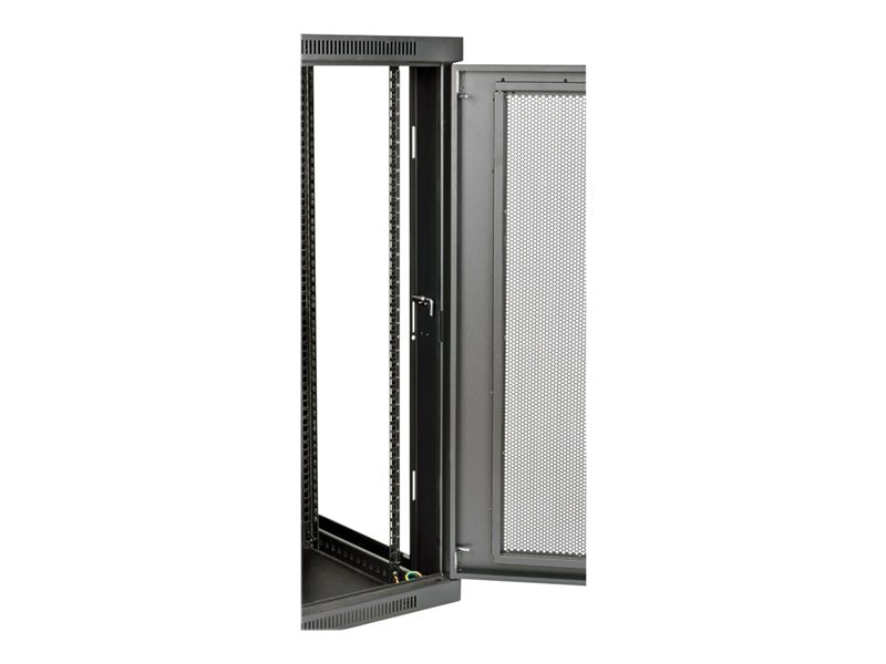 Eaton Tripp Lite Series 18U Wall Mount Rack Enclosure Server Cabinet Swinging Hinged Door Deep
