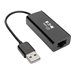 Eaton Tripp Lite Series USB 2.0 Hi-Speed to Gigabit Ethernet NIC Network Adapter White 10/100 Mbps