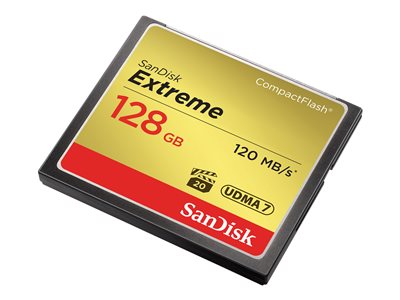 SanDisk Extreme Flash memory card 128 GB CompactFlash
