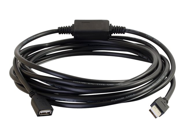 C2G 32ft USB to USB Extension Cable - USB A to USB A - Active - M/F