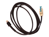 Zebra 8 pin USB PlusPower (12 V) (male) - Sort 2.13m Forstærket USB kabel