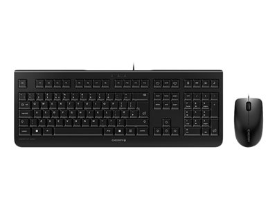 DC 2000 - keyboard and mouse set - UK - black Inpu
