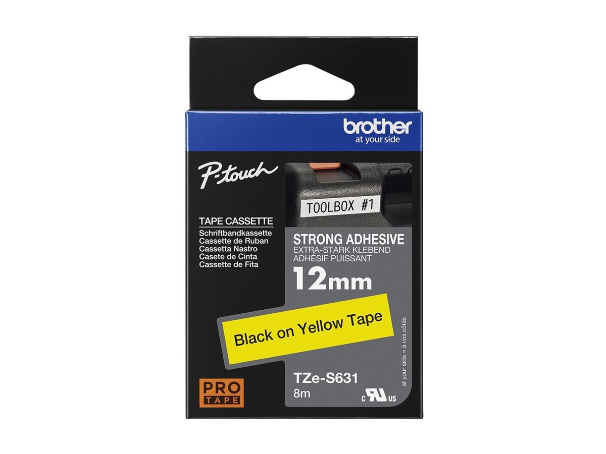 Brother TZe-S631 laminated tape 1 cassette(s) Roll (1.2 cm x 8 Usage / lifestyle Left-angle 72710