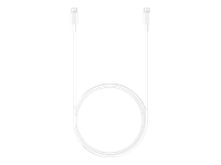 Samsung EP-DX310 - USB cable - 24 pin USB-C (M) to 24 pin USB-C (M) - USB 2.0 - 3 A - 6 ft - white
