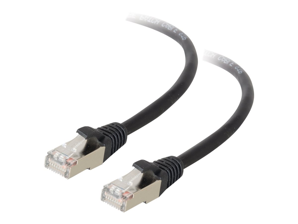 C2g Cat5e Booted Shielded Stp Network Patch Cable Patch Cable 1 M Black