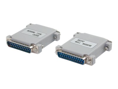 StarTech.com Null Modem Adapter DB25M to DB25M - null modem adapter