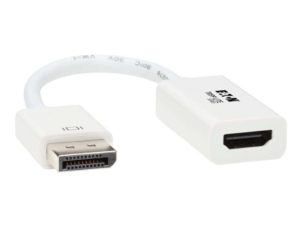 Tripp Lite DisplayPort 1.2 to HDMI Active Converter, DisplayPort to HDMI (M/F), 4K x 2K (3840 x 2160) @ 60 Hz, HDCP 2.2, 6 in