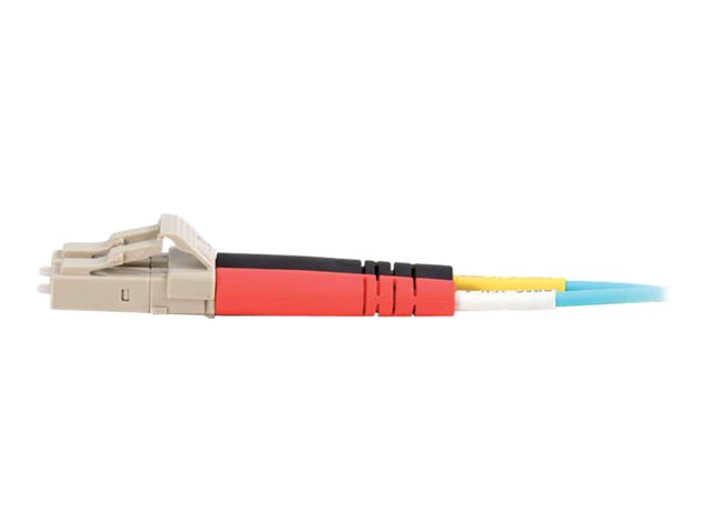 C2G LC-LC 10Gb 50/125 OM3 Duplex Multimode PVC Fiber Optic Cable (LSZH) - síťový kabel - 1 m - 1 m - vodě - barva – foto 3