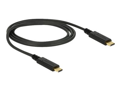 DELOCK Kabel USB 3.1 Gen2 C > C E-Marker 5A 1.0m schwarz - 85531