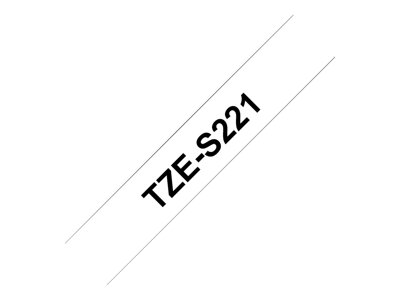 BROTHER TZES221, Verbrauchsmaterialien - Bänder & 9mm TZES221 (BILD2)