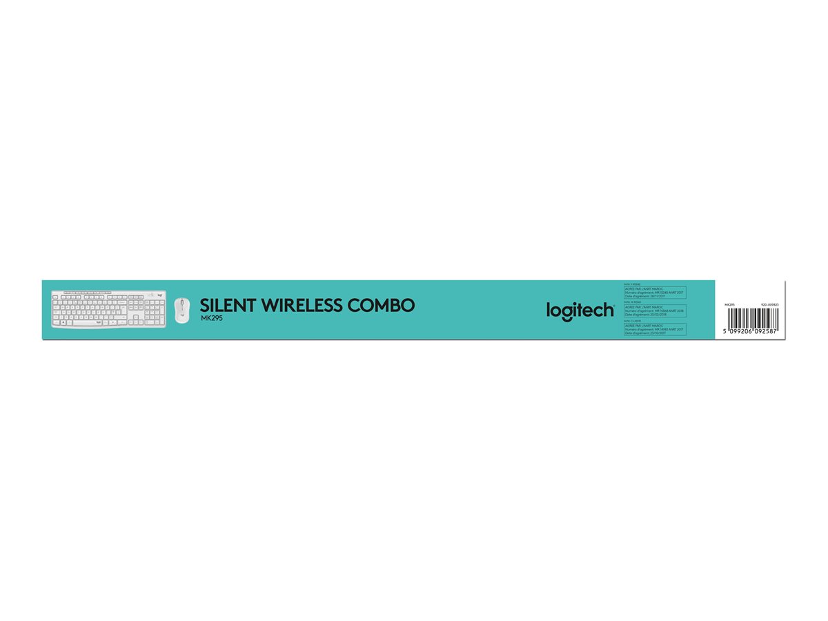 LOGI MK295 Silent Wireless Combo - White