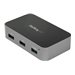 StarTech.com 4 Port USB C Hub with Power Adapter, USB 3.1/3.2 Gen 2 (10Gbps), USB Type C to 4x USB-A, Self Powered Desktop USB Hub with Fast Charging Port (BC 1.2) DCP, Desk Mountable