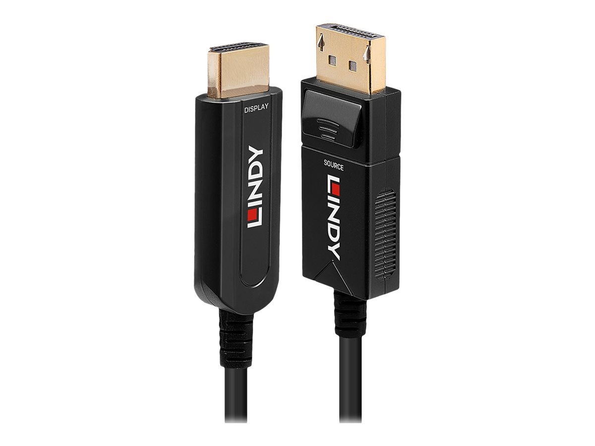 LINDY DP 1.2 to HDMI 18G AOC Cable 50m
