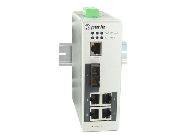 Perle IDS-305F-CSD20 - switch - 5 ports - managed